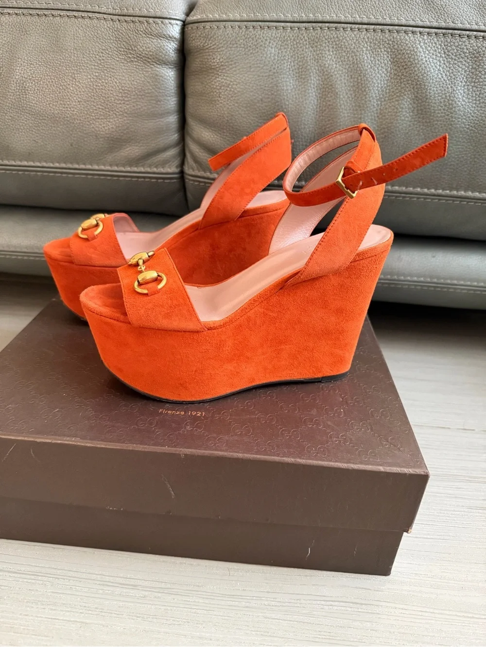 Gucci bright orange